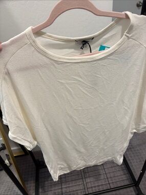 Michael Stars Women's Cream Dolman Sleeve Shirt